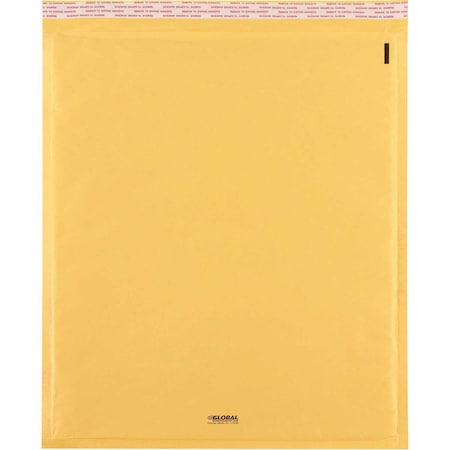 Global Industrial #7 Self Seal Bubble Mailers, 14-1/2W x 20L, Gold, 50PK 412535